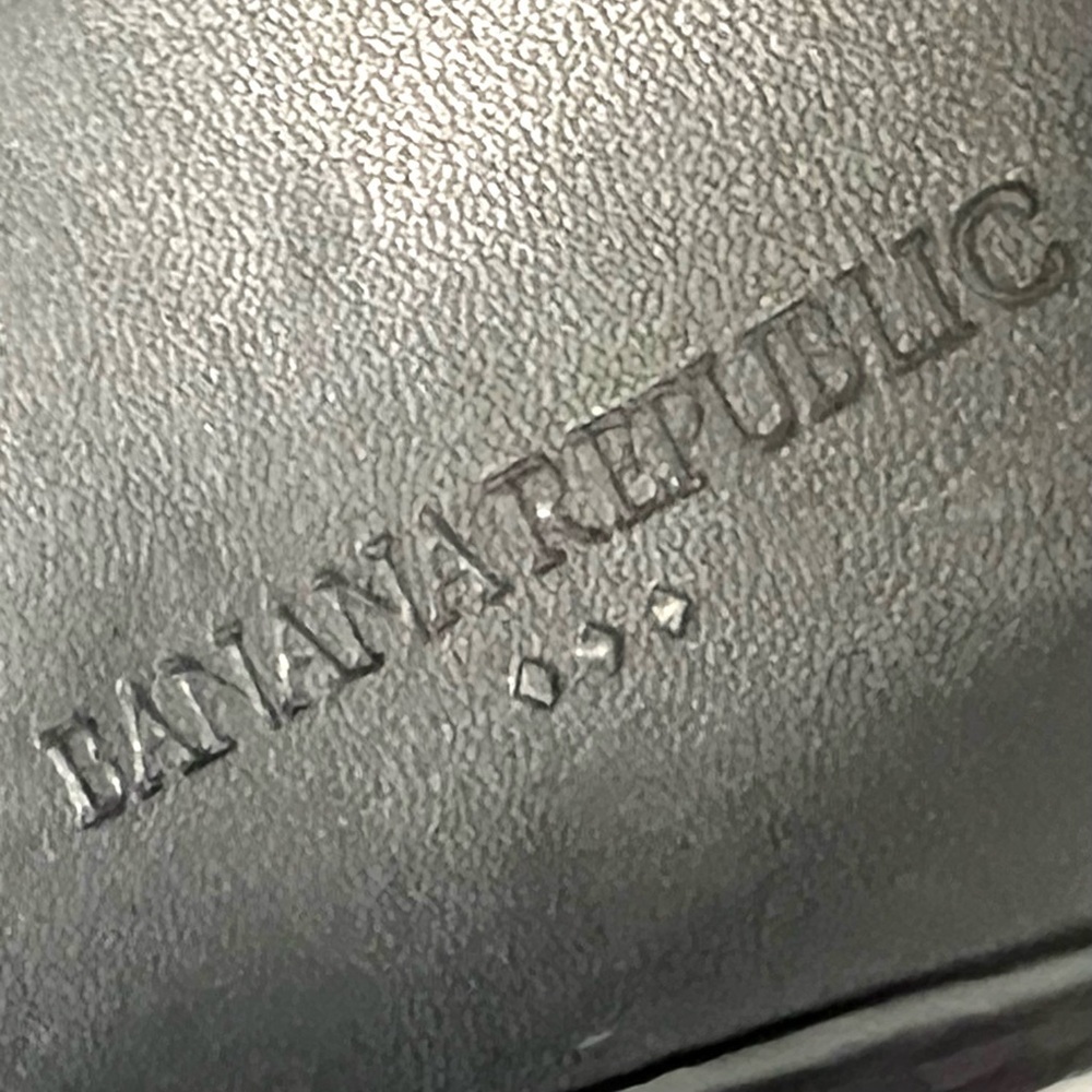 Banana Republic Factory Black Leather Classic Penny Loafers Flats Women’s 9 - Picture 16 of 16